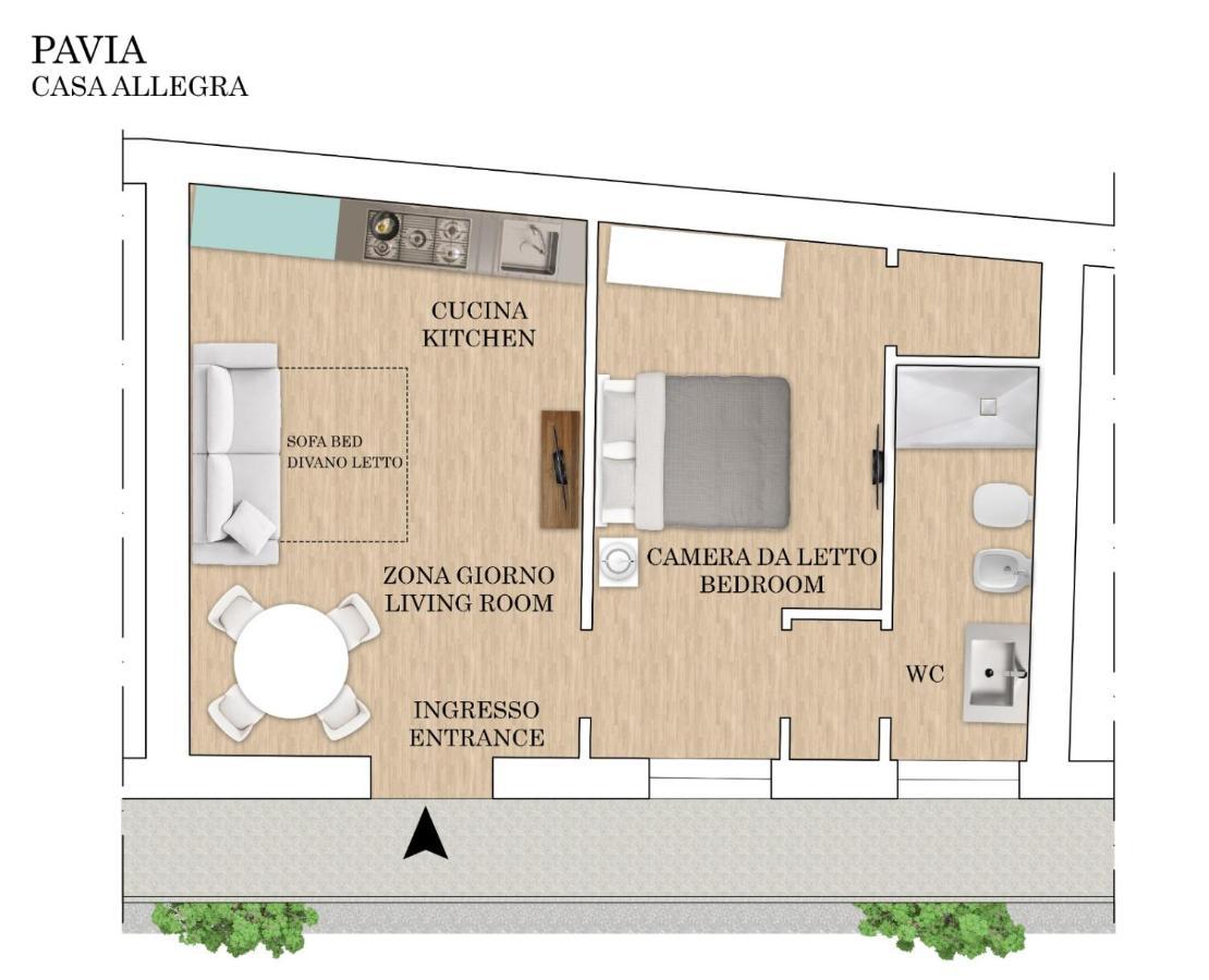 La Corte 48 - Pavia City - By Host4U Luaran gambar